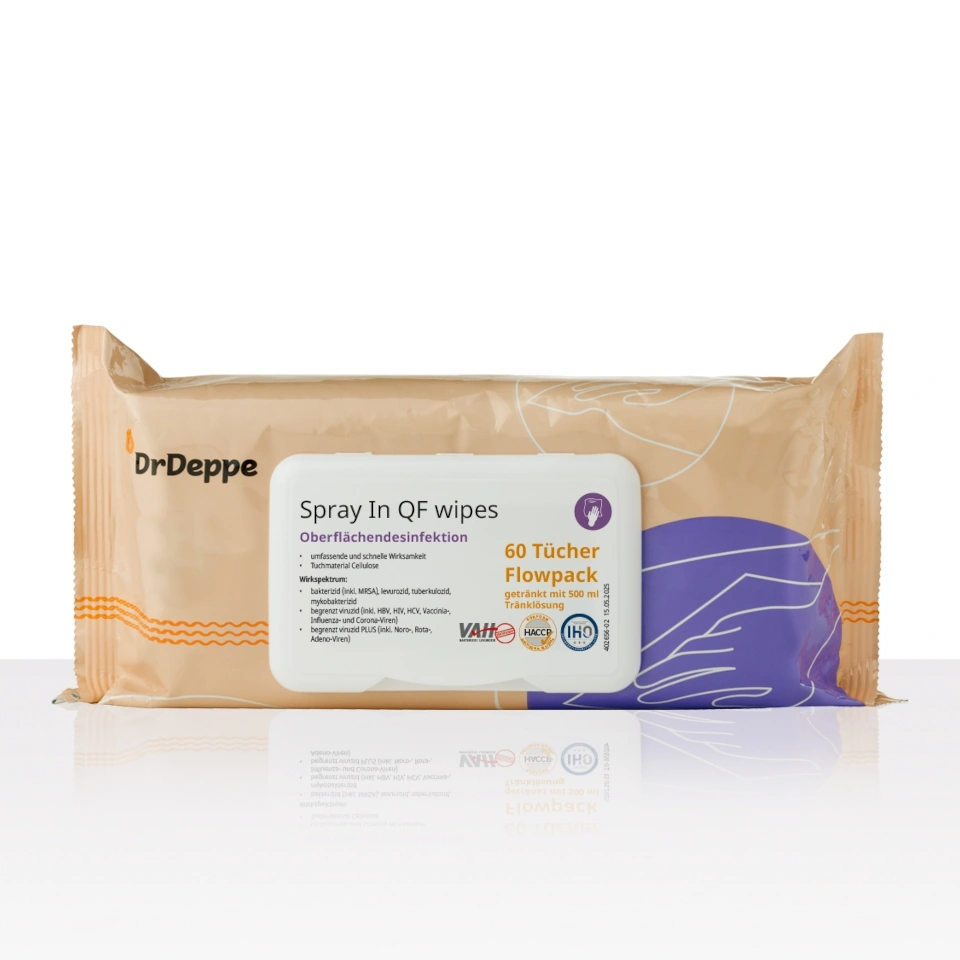 DrDeppe Spray In QF wipes (Cellulose) 1